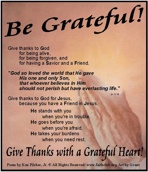 Be Grateful Christian Poem|Always have Gratitude|Thankful to God ...