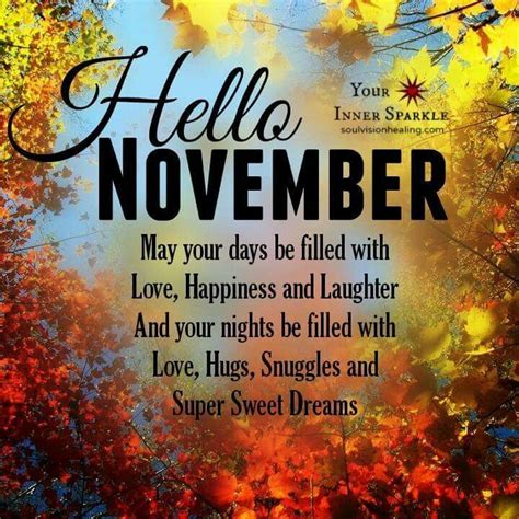 Hello November Quotes - ShortQuotes.cc