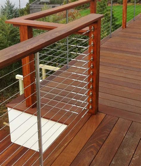 Feeney Cable Rail For Wood Deck Railing With Quick-connect Surface ...