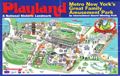 Playland Park - 2008 Park Map