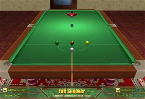 3D Snooker Main Window - PP Snooker soft - 3D Snooker is a free ...