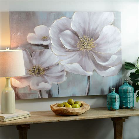 Floral Eloquence Canvas Art Print | Kirklands | Flower canvas art ...