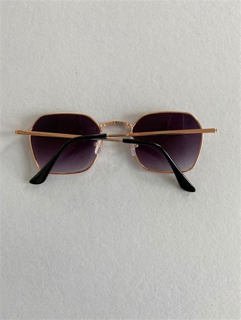 Vintage Aviator Style Sunglasses Classic Black - Etsy