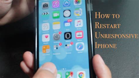 How to restart a frozen screen iPhone 6s - YouTube