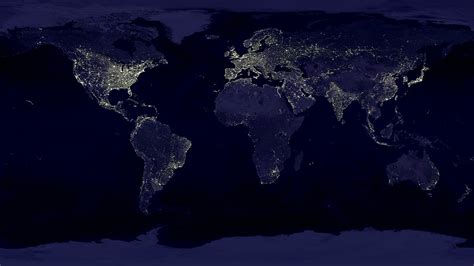 map, World, Lights, Night, Globes, Space HD Wallpapers / Desktop and ...