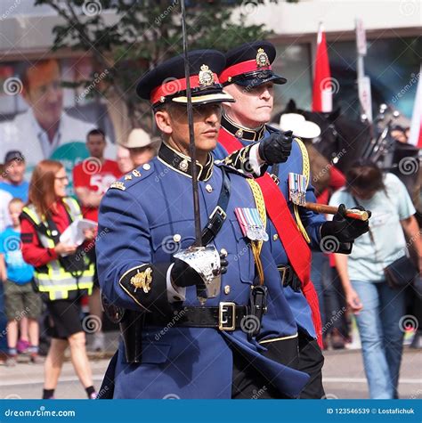 Police Officers in Dress Uniform in KDays Parade Editorial Stock Image ...