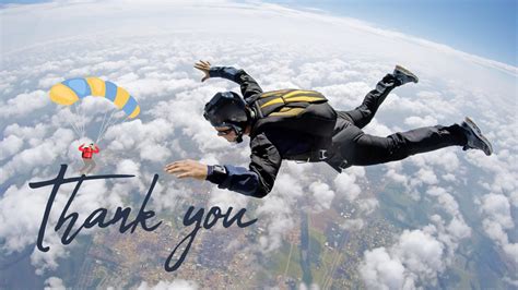 Skydiving premium PowerPoint Templates