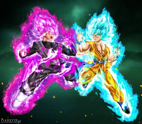 Goku Vs Black by Darkoz96 on DeviantArt