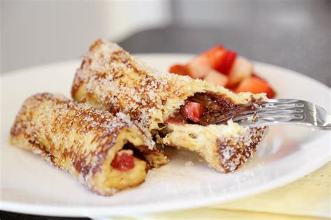 Strawberry-Nutella French Toast Roll-Ups | POPSUGAR Food