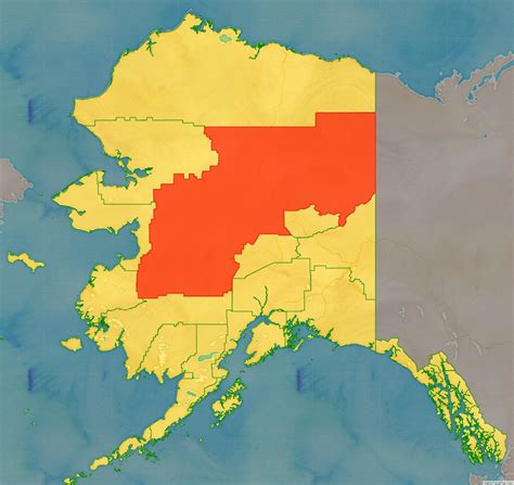 Map of Yukon-Koyukuk Census Area, Alaska - Thong Thai Real