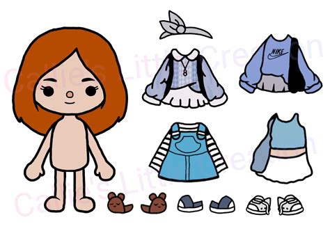 Toca Boca Character Outfit Sticker | Lazada PH