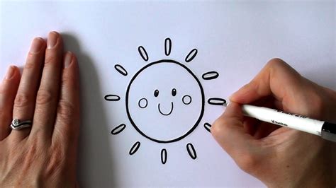 How To Draw A Cartoon Sun - Rowwhole3