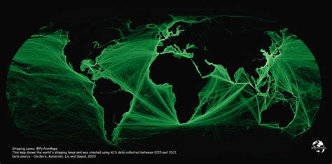 Mapping Shipping Lanes: Maritime Traffic Around the World – Telegraph