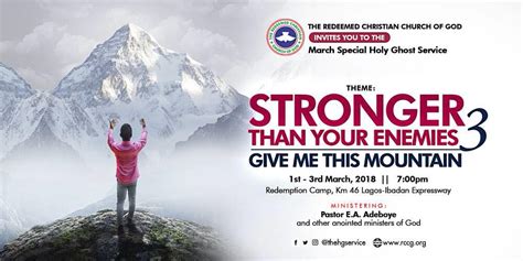 Watch RCCG Special Holy Ghost Service 2018 Live - Believers Portal