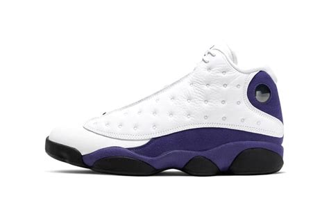 Air Jordan 13 Retro Men (white Black-court Purple-university Gold ...