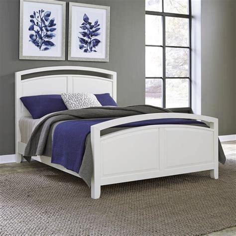 Home Styles Newport White Queen Bed Frame-5515-500 - The Home Depot