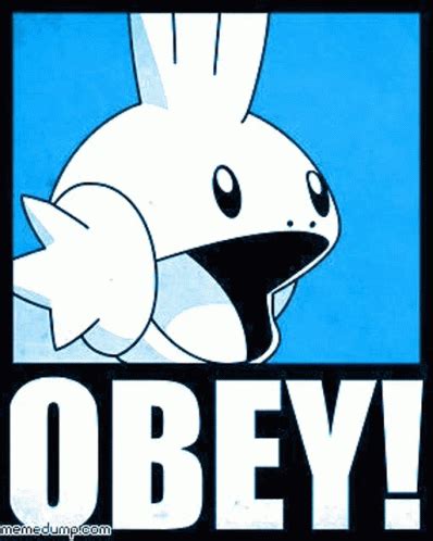 Obey Mudkip Meme - Obey Mudkip - Discover & Share GIFs