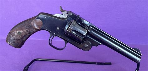 SOLD SMITH & WESSON NEW MODEL 3 WITH RARE 5″ BARREL ...