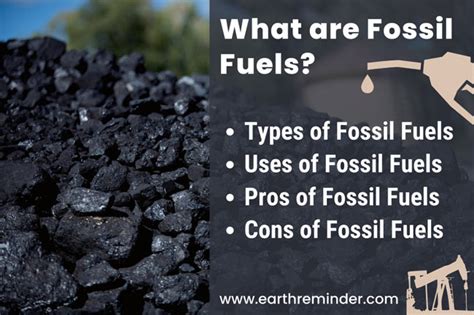 Fossil Fuels: Types, Uses, Pros and Cons | Earth Reminder