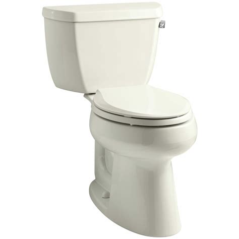 Kohler Highline 1 GPF Two Piece Elongated Chair Height Toilet with ...