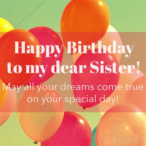 170 Ways to Say Happy Birthday Sister - Find the Perfect Wishes and Quotes