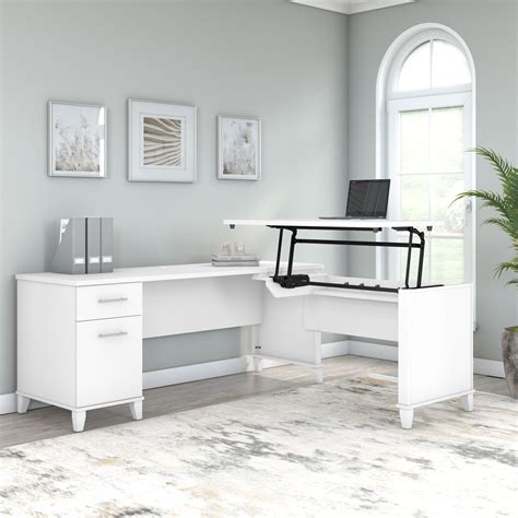 White L Shaped Desk - Foter