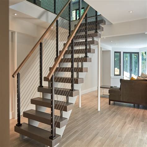 Stairs Railing Designs In Steel - Superb Outdoor Metal Stair Railing ...