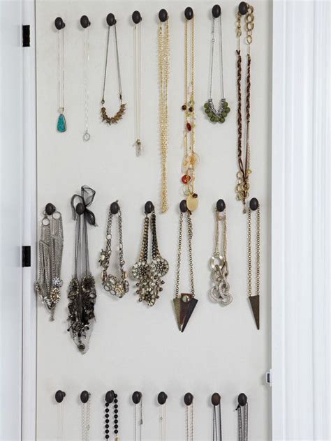 Stylish Necklace Hooks for Organized Closets