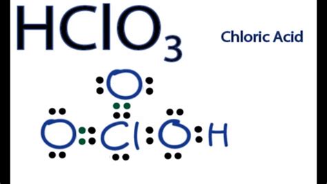 HClO3 Lewis Structure: How to Draw the Lewis Structure for HClO3 - YouTube