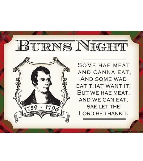 Burns Night Poetry Themed Poster - A3 | Burns night, Burns day, Burns ...