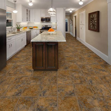 Hanflor Click Lock LVT Vinyl Tile Luxury Vinyl Tile Stone Look 12''X24 ...