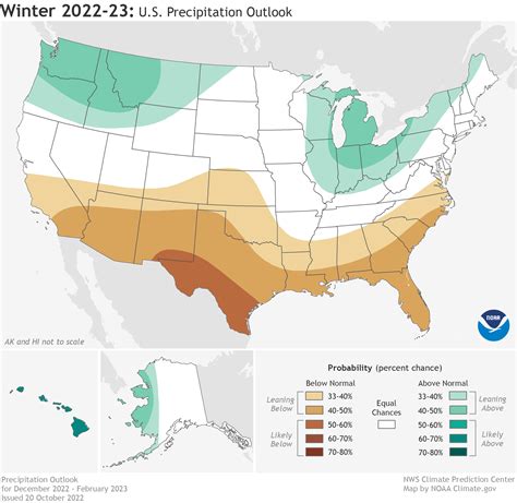 NOAA Releases 2022-2023 U.S. Winter Outlook: Warmer, Drier South with ...