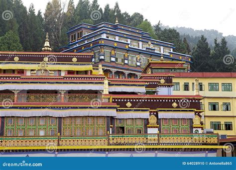 Rumtek Monastery, Sikkim, India Stock Photo - Image: 64028910