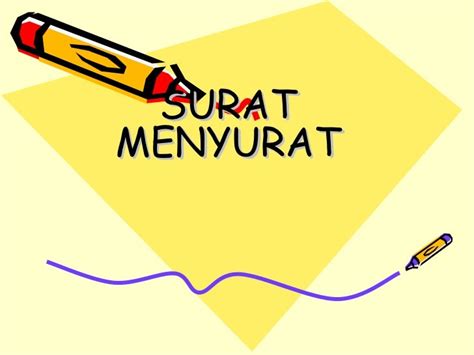 surat menyurat