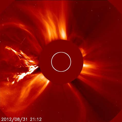 The Cave: Large Coronal Mass Ejection CME - Friday AUGUST 31, 2012 at ...