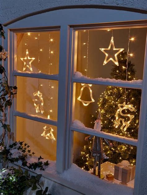 Very Home Curtain Window Light with Christmas Shapes | very.co.uk