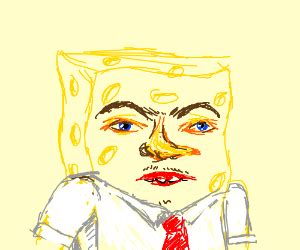 hyper realistic spongebob - Drawception