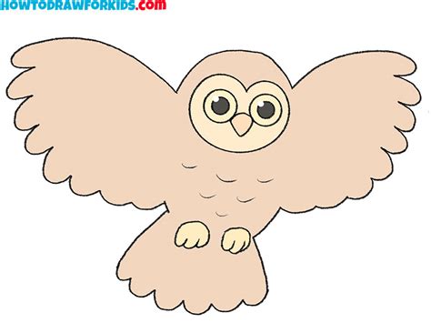 How to Draw a Cartoon Owl - Easy Drawing Tutorial For Kids