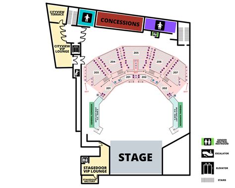 Andrew J Brady Icon Music Center Seating Chart - Center Seating Chart