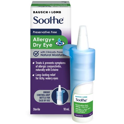 Soothe® Preservative-Free Allergy + Dry Eye - sootheeyedrops