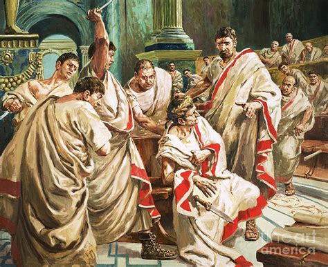 The death of Julius Caesar Painting by C L Doughty - Pixels