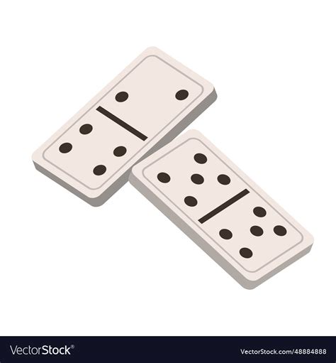 Game domino pieces Royalty Free Vector Image - VectorStock