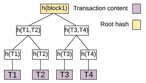 The structure of the Merkle tree. | Download Scientific Diagram