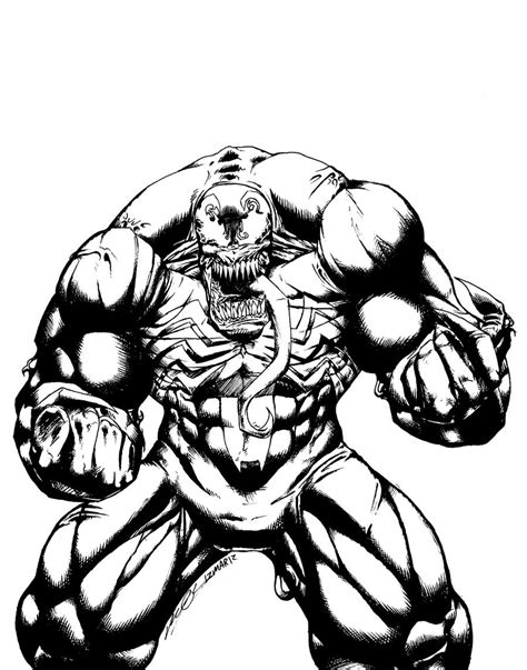 Venom Line Art by ConfuciusRetaliation on DeviantArt