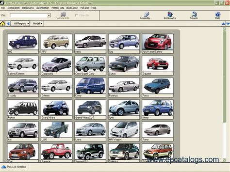 Suzuki Worldwide Automotive EPC 2011 Spare Parts Catalog Download