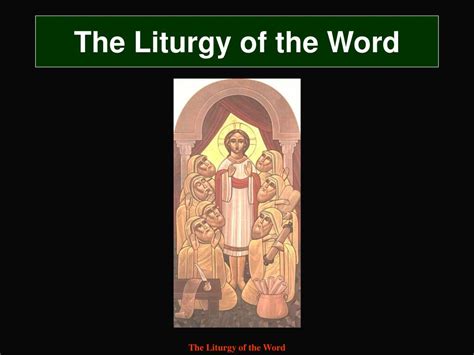 PPT - The Liturgy of the Word PowerPoint Presentation, free download ...