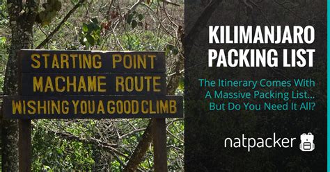 My Kilimanjaro Packing List: What You Need On The Trek