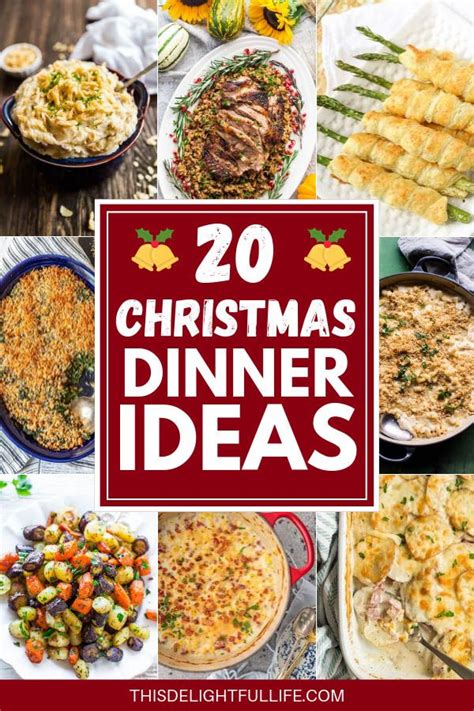 20 Christmas Dinner Recipes - Christmas Menu Ideas | Christmas food ...