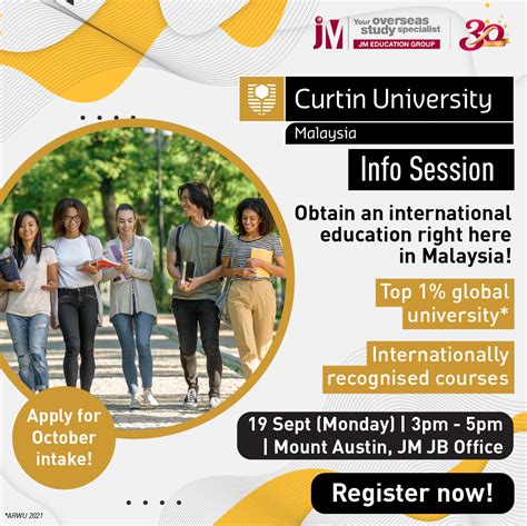 Curtin University Malaysia Info Session