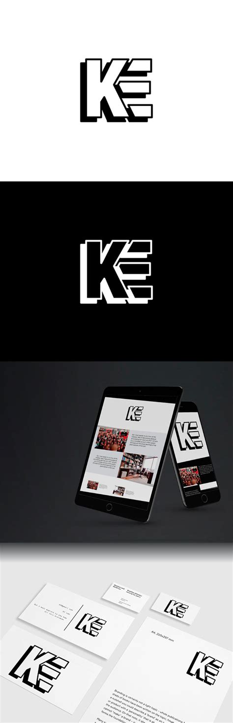 KE | Logo design. on Behance